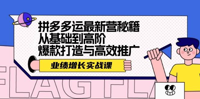 拼多多运最新营秘籍:业绩 增长实战课,从基础到高阶,爆款打造与高效推广-续财库