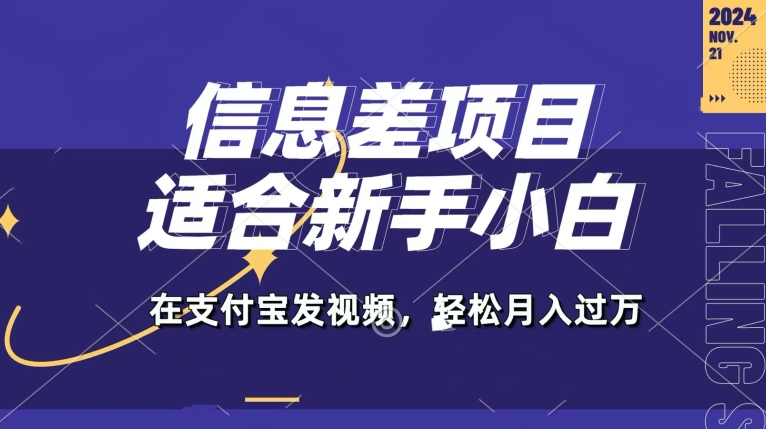 信息差项目，支付宝生活号，利用老外开盲盒视频，一周起号，新手小白也能月入过万-续财库