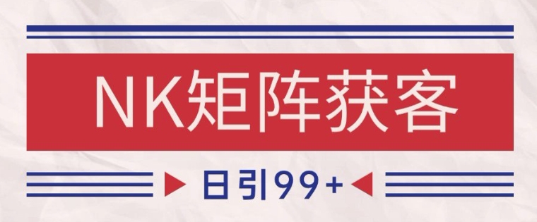 小红书某音NK赛道引流获客 自热矩阵日引200+【揭秘】-续财库