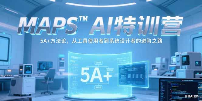 MAPSAI特训营,掌握 5A+方法论,从工具使用者到系统设计者的进阶之路-续财库