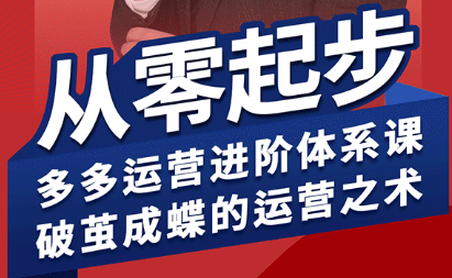 海神·拼多多运营进阶系统课(更新9月)-续财库