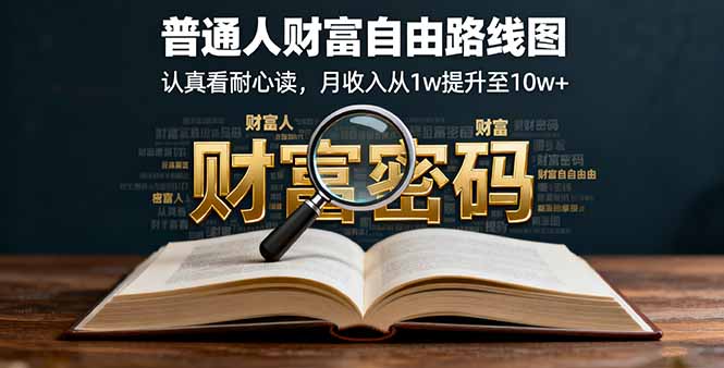 某付费文：普通人财富自由路线图，认真看耐心读，月收入从1w提升至10w+-续财库