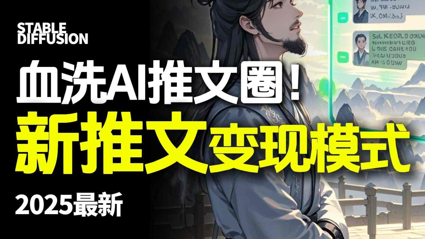 最新AI动态电影漫画小说推文,全流程实操教学,小白也能月入1W+-续财库