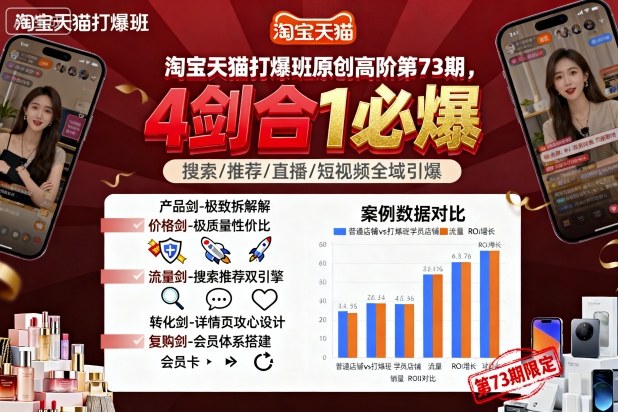淘宝天猫打爆班原创高阶第73期，4剑合1必爆-续财库