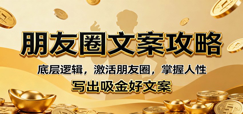 朋友圈文案攻略:底层逻辑,激活朋友圈,掌握人性,写出吸金好文案-续财库