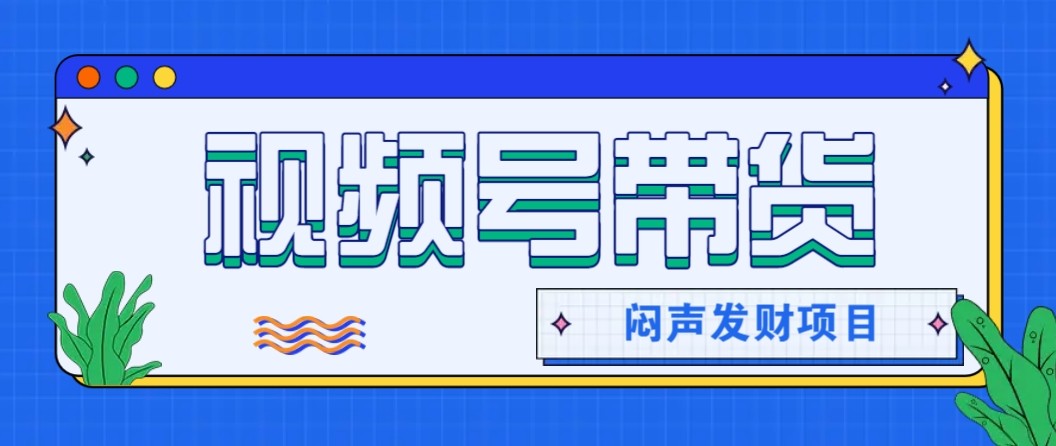 微信视频号带货项目，轻松日赚赚2000+，这个挣钱入口很多伙伴都在闷声发财-续财库