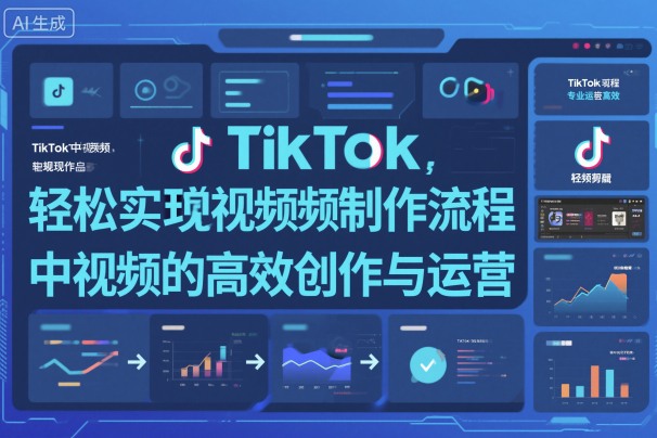TikTok中视频制做流程，轻松实现Tk中视频的高效创作与运营-续财库