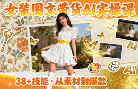 女装图文带货的AI实操课-续财库