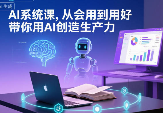 AI系统课,从会用到用好,带你用AI创造生产力-续财库