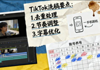TikTok洗稿剪辑全流程课-续财库