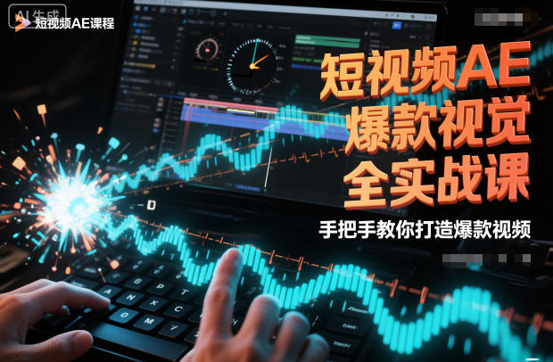 短视频AE爆款视觉全实战课,手把手教你打造爆款视频-续财库