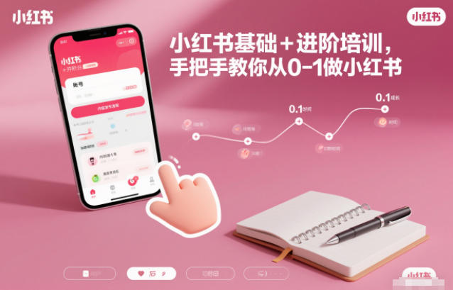 小红书基础+进阶培训,手把手教你从0-1做小红书-续财库