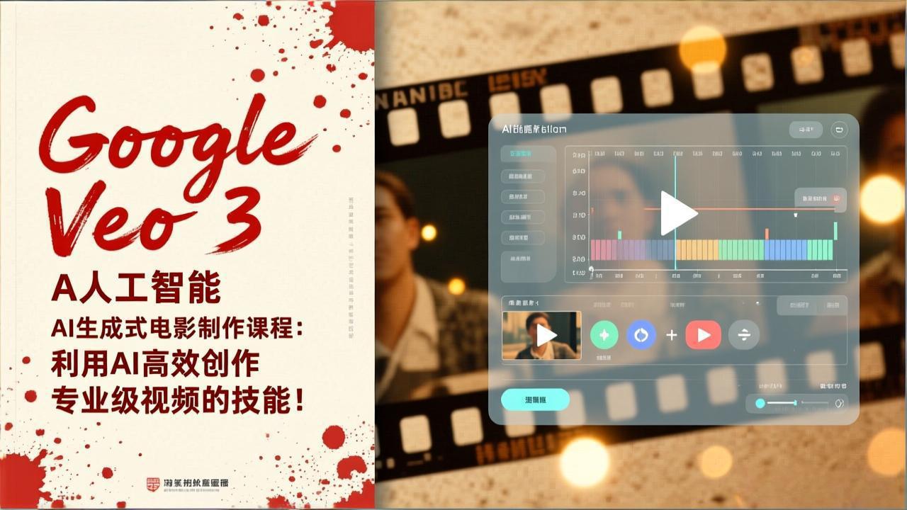 Google Veo 3人工智能AI生成式电影制作课程：利用AI高效创作专业级视频的技能！-续财库