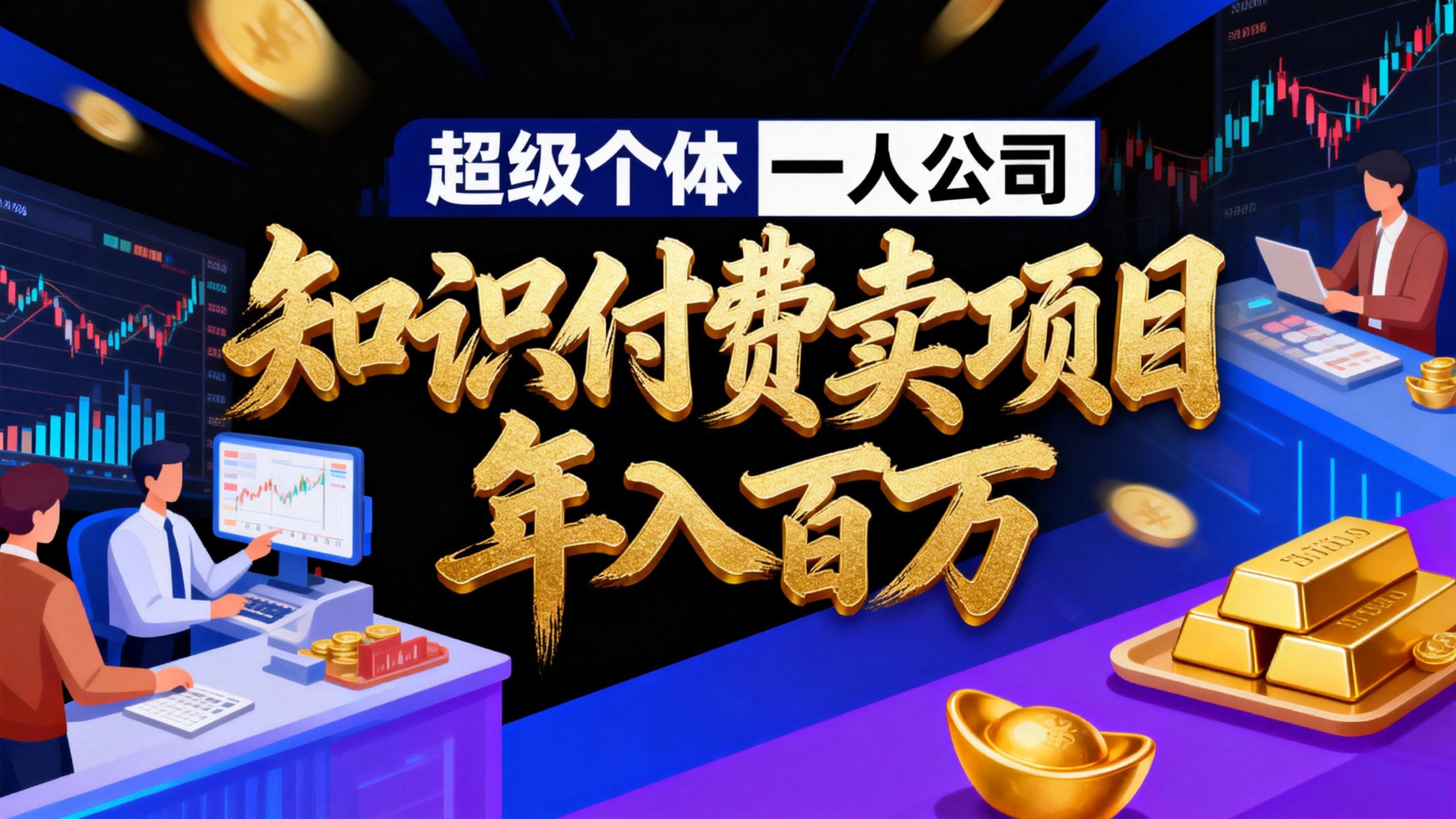 2026年“超级个体一人公司”私域卖项目年入百万，个人IP-精准引流-项目包装-转化成交-续财库