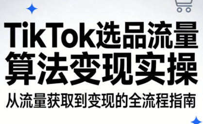 TikTok选品流量算法变现实操-续财库