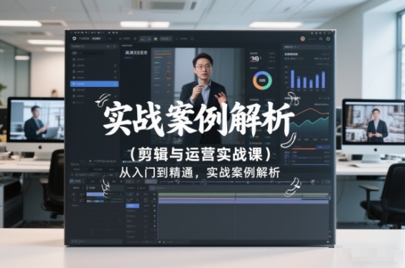 剪辑与运营实战课，从入门到精通，实战案例解析(更新2026)-续财库