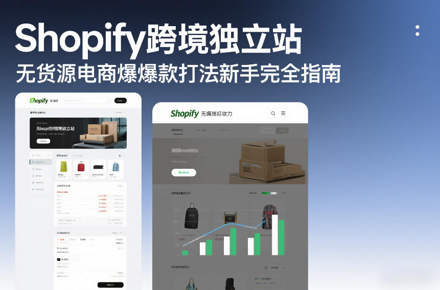 Shopify跨境独立站无货源电商爆款打法新手完全指南-续财库
