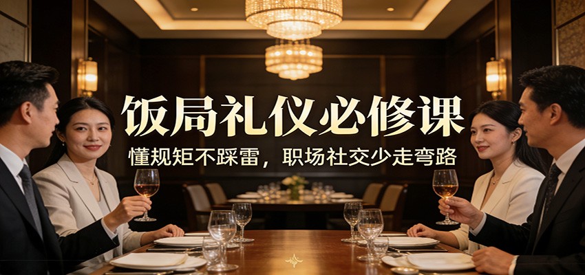 公众号收费文章：《饭局礼仪必修课：懂规矩不踩雷，职场社交少走弯路》-续财库