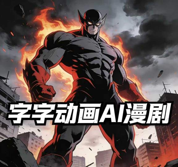 字字动画AI漫剧2026年第1期系统课程,小白看完就能学会实操的漫剧课,单人月收1-3W-续财库