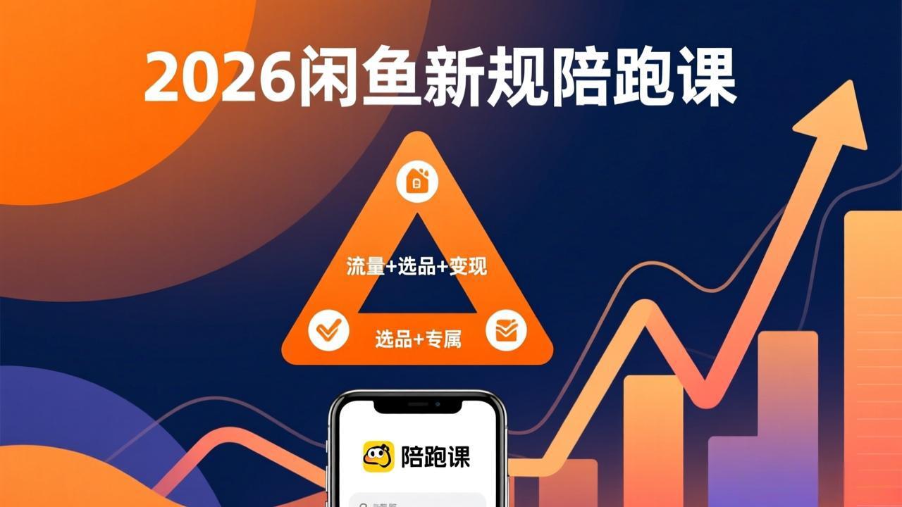 2026闲鱼高阶陪跑课全新上线，带你吃透新规玩转选品流量，从零搭建稳定变现盈利体系-续财库