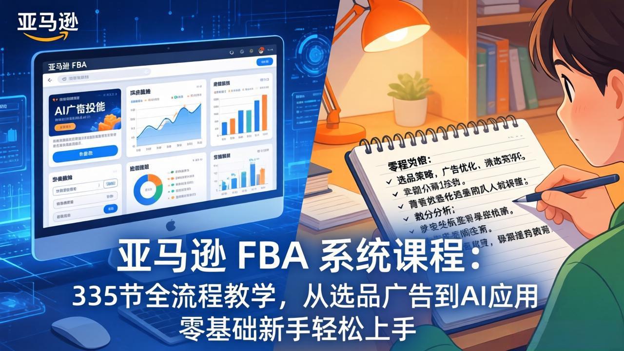 亚马逊 FBA 系统课程(更新26年3月-续财库