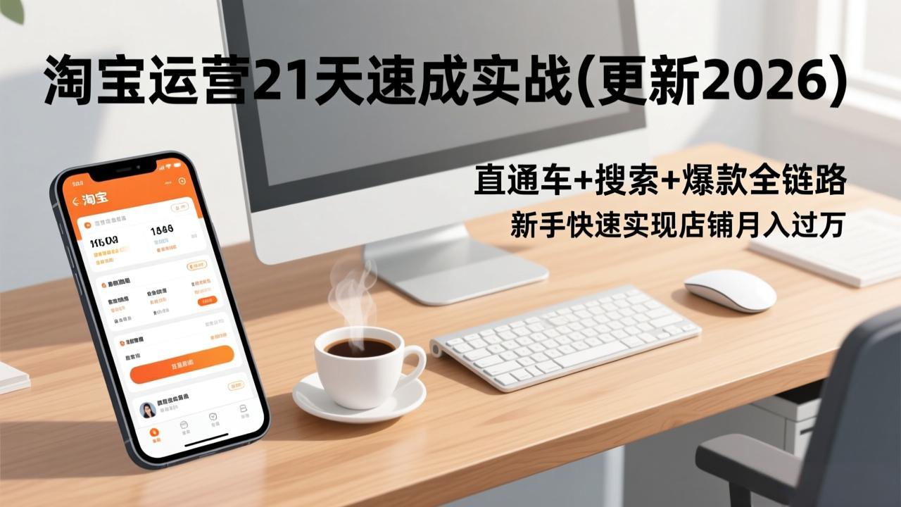 淘宝运营21天速成实战(更新3月-续财库