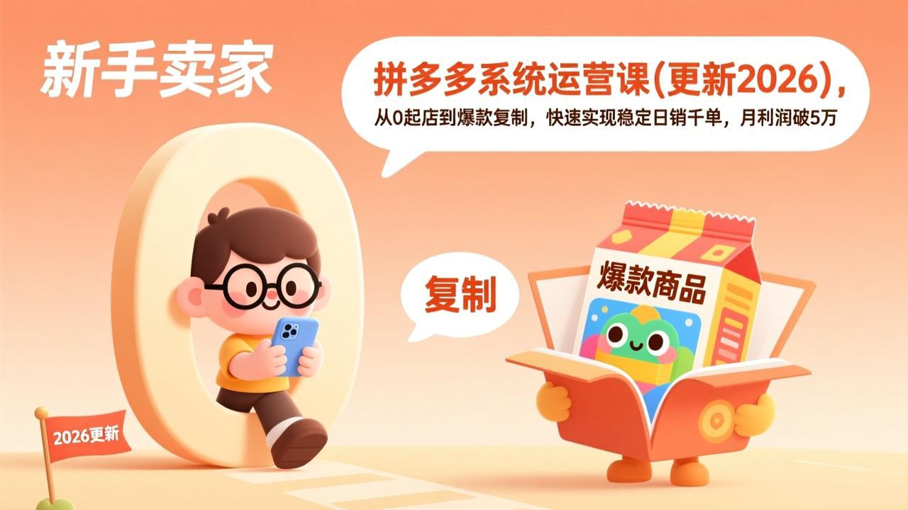 拼多多系统运营课(更新3月-续财库