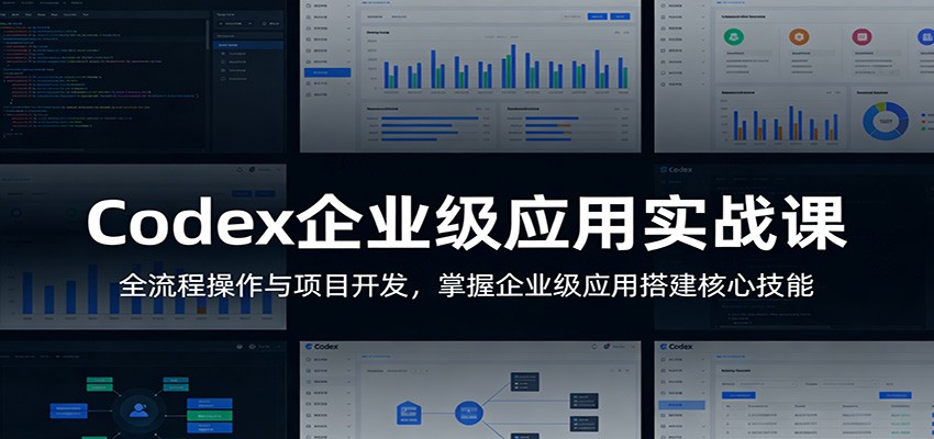 Codex企业级应用实战课:全流程操作与项目开发,掌握企业级应用搭建核心技能-续财库