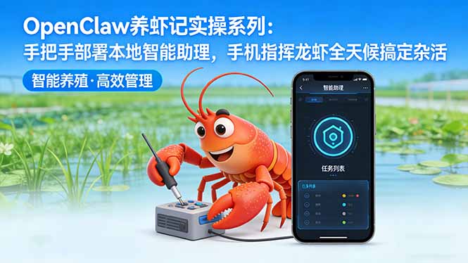 OpenClaw养虾记实操系列-更新：手把手部署本地智能助理，手机指挥龙虾全天候搞定杂活-续财库
