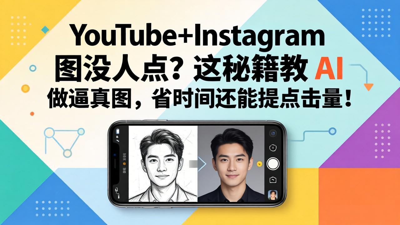 YouTube+Instagram图没人点？这秘籍教 AI 做逼真图，省时间还能提点击量-续财库