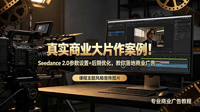 真实商业大片作案例！Seedance 2.0参数设置+后期优化，教你落地商业广告-续财库