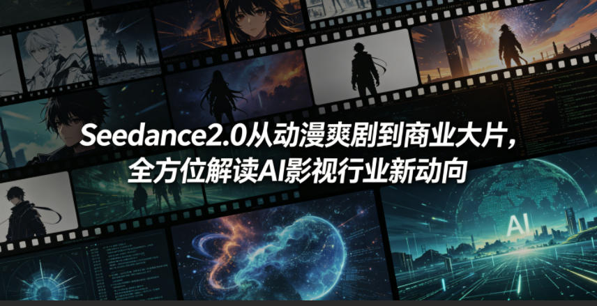Seedance2.0从动漫爽剧到商业大片，全方位解读AI影视行业新动向-续财库