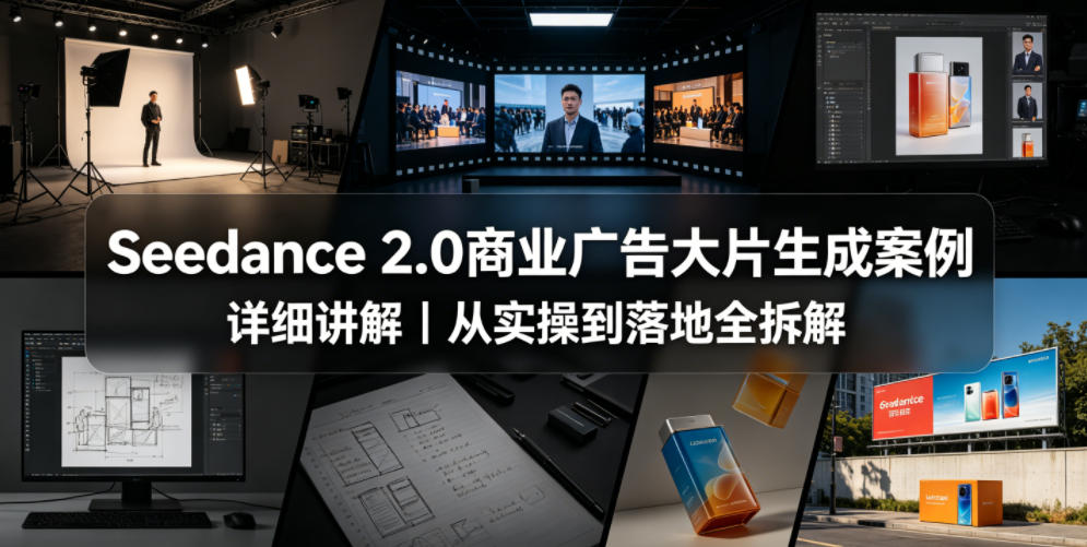 Seedance 2.0商业广告大片生成案例详细讲解｜从实操到落地全拆解-续财库