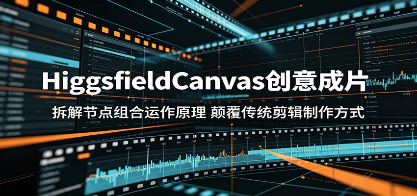 HiggsfieldCanvas创意成片:拆解节点组合运作原理,颠覆传统剪辑制作方式-续财库