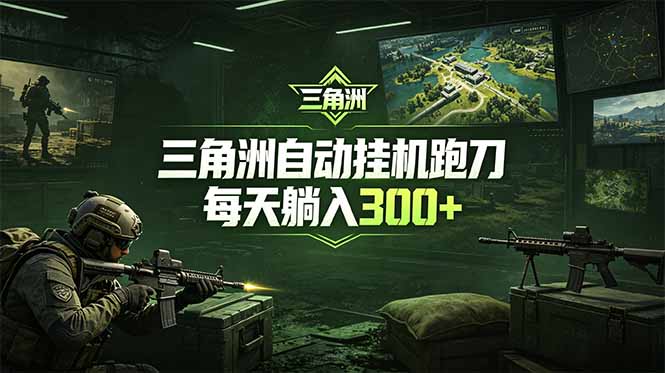 最新版全自动脚本,全程托管,省心省力,日均躺赚300+。-续财库