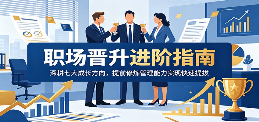 职场晋升进阶指南:深耕七大成长方向,提前修炼管理能力实现快速提拔-续财库
