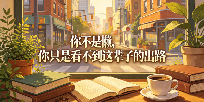 付费文章：你不是懒，你只是看不到这辈子的出路-续财库