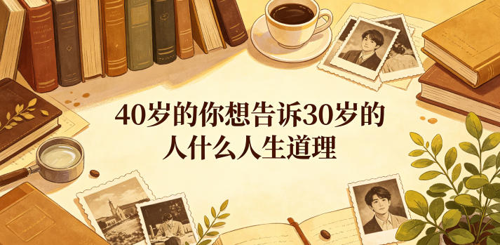 公众号付费文章:40岁的你想告诉30岁的人什么人生道理?-续财库