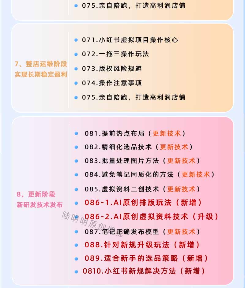 图片[4]-小红书虚拟项目特训班9.0，全面拥抱AI，批量产出原创PPT货源，单品/单店纯利润几万到几十W-续财库