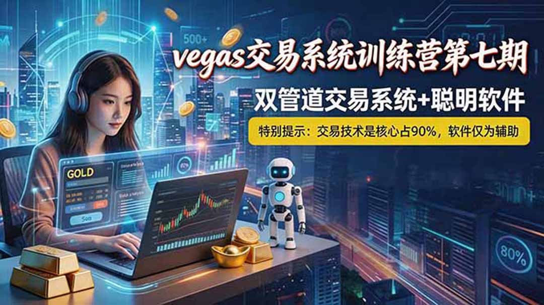 【海外美金AI搬砖】Vegas交易技术+聪明软件, 黄金期货日赚50-1000U, 长期稳定,小白轻松上手-续财库