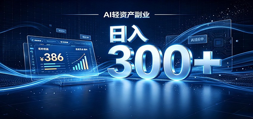 2026 AI轻资产风口,Token中转站小白可入局,日入300+-续财库
