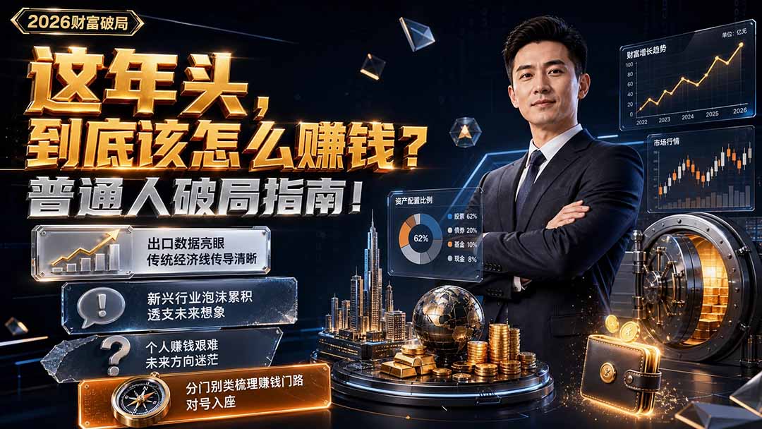 付费文章：这年头，到底该怎么赚钱？普通人破局指南！-续财库