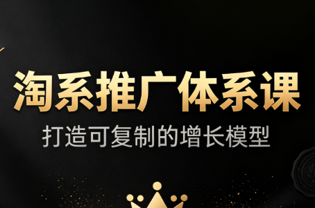 大山·淘系推广体系课-续财库