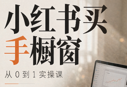 大糖老师·小红书买手橱窗从0到1实操课-续财库