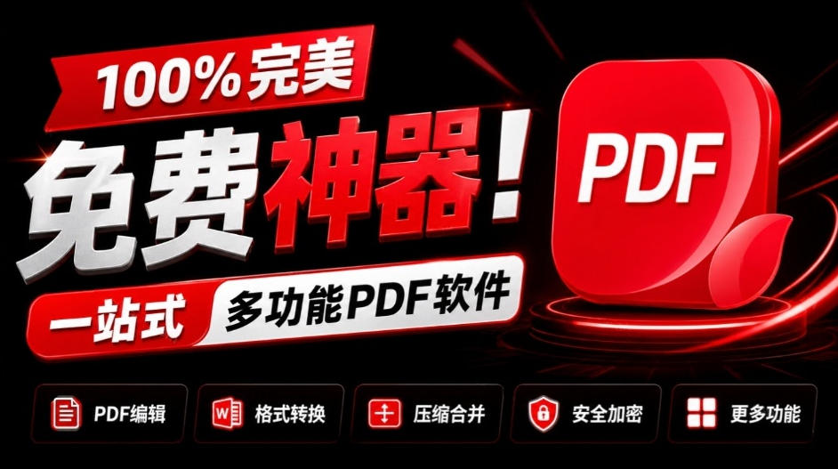 100%完美免费神器!一站式多功能PDF软件,支持PDF格式转换压缩编辑等,简约无广告,太Nice了JOPDF-续财库