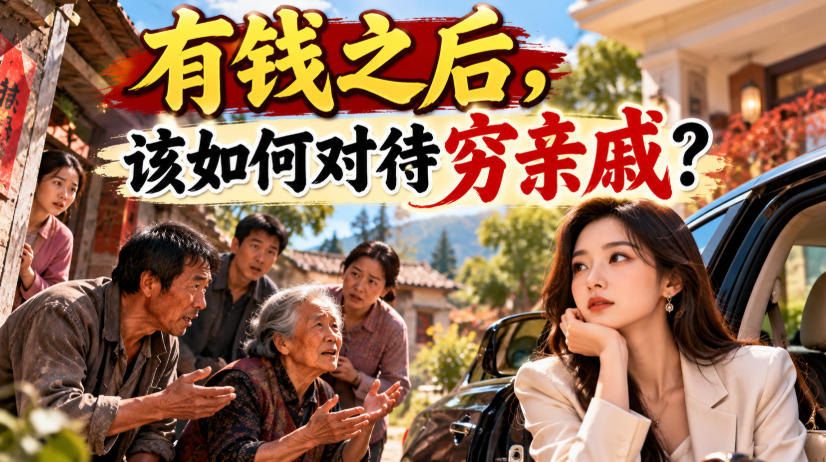 某公众号付费文章:有钱之后,该如何对待穷亲戚?-续财库