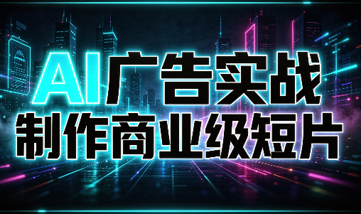 AI广告实战制作商业级短片-续财库