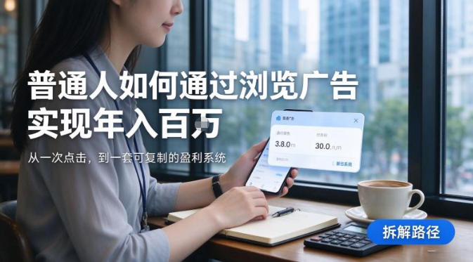 2026最新技术,24小时全自动浏览广告,全网独家项目,单台设备日入200+新手小白可快速上手,支持实地学习实地考察【揭秘】-续财库