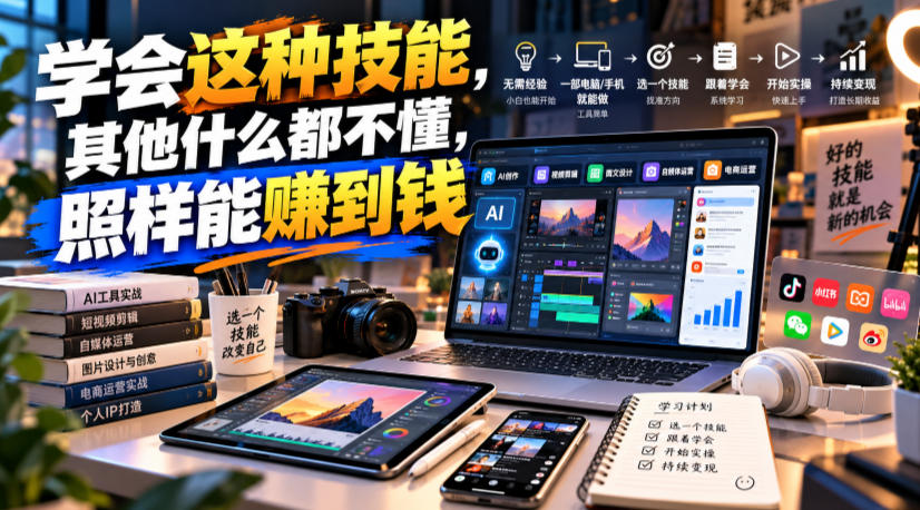 某公众号付费文章:学会这种技能,其他什么都不懂,照样能賺到钱-续财库
