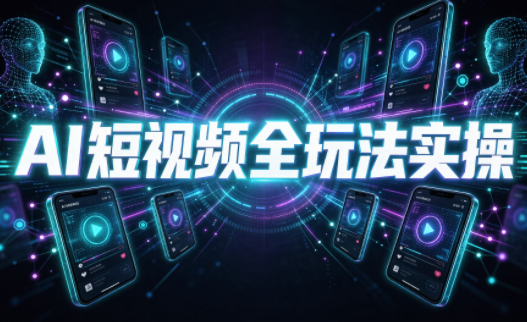 AI短视频全玩法实操(剪辑+带货+数字人+漫剧+短剧)-续财库